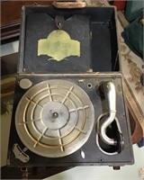 Artophone portable phonograph