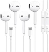 2 Pack Earbuds for iPhone Wired Headphones Lightni