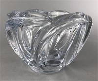 Art Vannes French Art Glass Wave Bowl