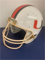 University Miami Game Worn Riddell Helmet
