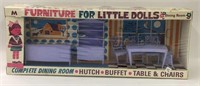Furniture For Little Dolls, Complete Dining Room