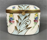 Vintage Carlin Comforts Porcelain Trinket Box