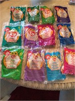 Lot Beanie Babies distributed by McDonalds