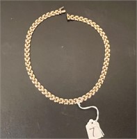 14K GOLD NECKLACE- WEIGHS 24.4 GRAMS OR 15.69 DWT