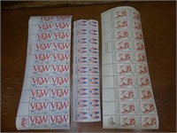 Children, VFW, Flag Stamps $6.00 FV
