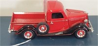1936 Arko Ford pickup red. 6" long.