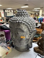 HUGE BUDDHA HEAD DECOR PIECE RESIN? LIGHT