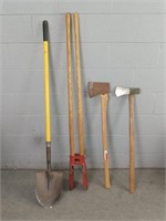 4x The Bid Assorted Yard Tools