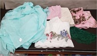 Lot of Pink Camo Pillowcases, Curtains, Valance &