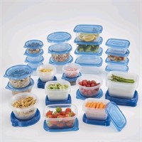 Mainstays 92PC Food Storage Containe, Blue