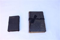 Antique Holy Bible Book & 1891 Book Lot