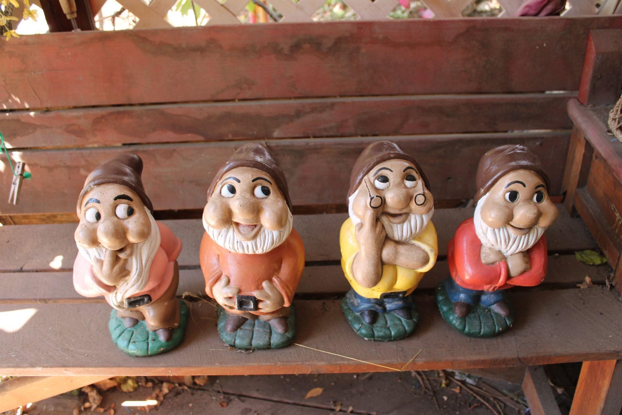 Four of Snow White's Seven Dwarves