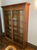 Oak 2 Door Bookcase