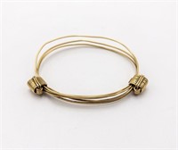 18KT YELLOW GOLD (TESTED) WIRE BRACELET
