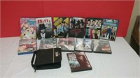 Lot Of DVDs & Zippered Case With Playstation