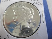 Rare 1921 Peace Dollar