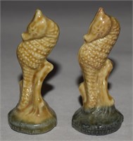 (2) Vtg Wade Whimsies Porcelain Seahorse Figures