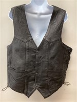 Men’s LG Cambridge Motorcycle Leather Vest