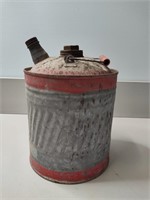 Vintage Red Metal Gas Can, Lot 3
