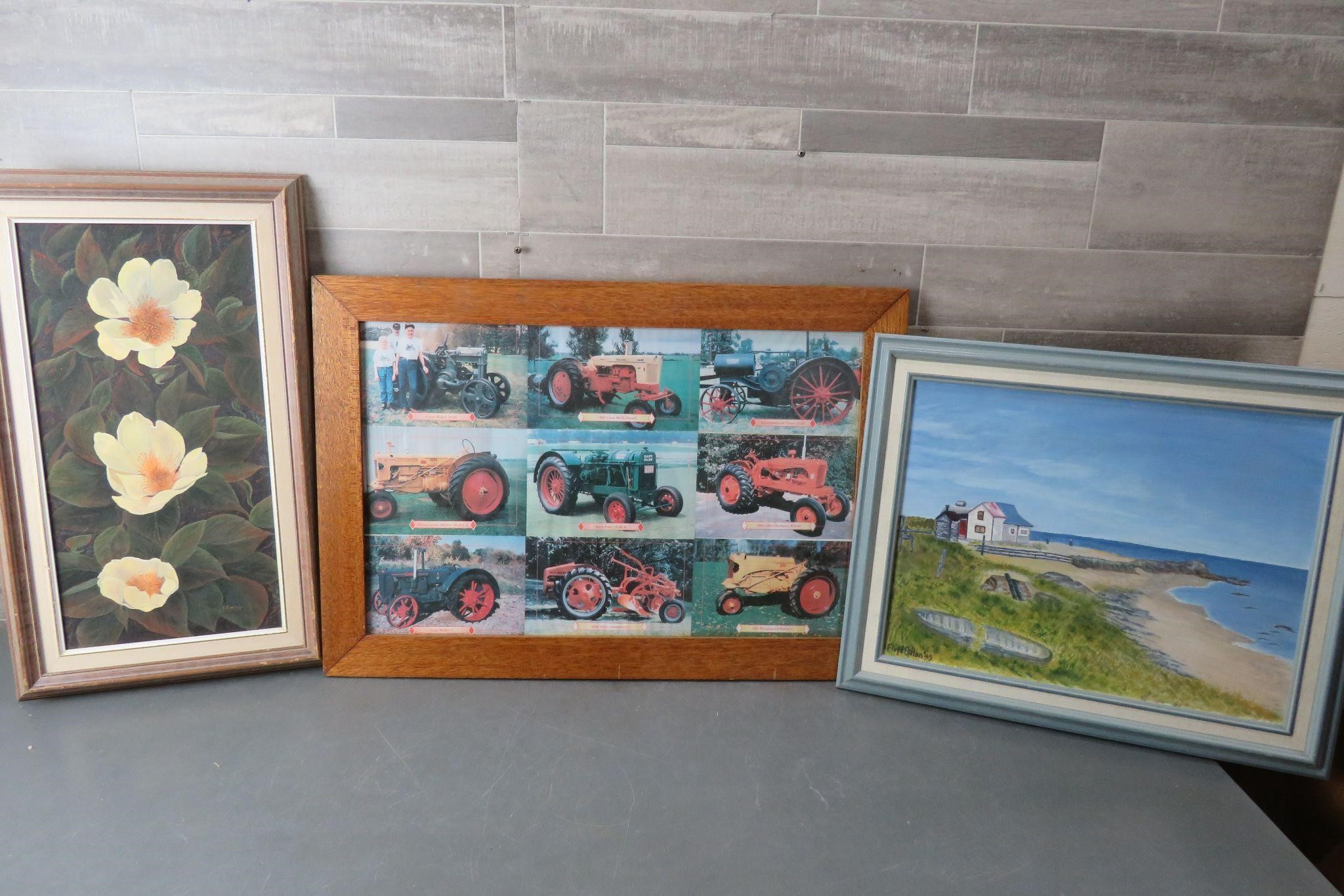 SET OF THREE FRAMED PICTURES