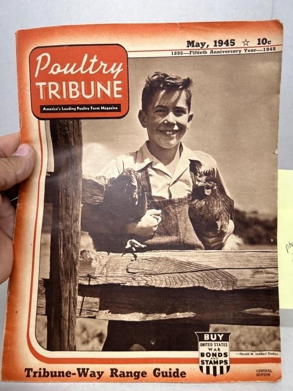 1945 poultry tribune magazine illustrated