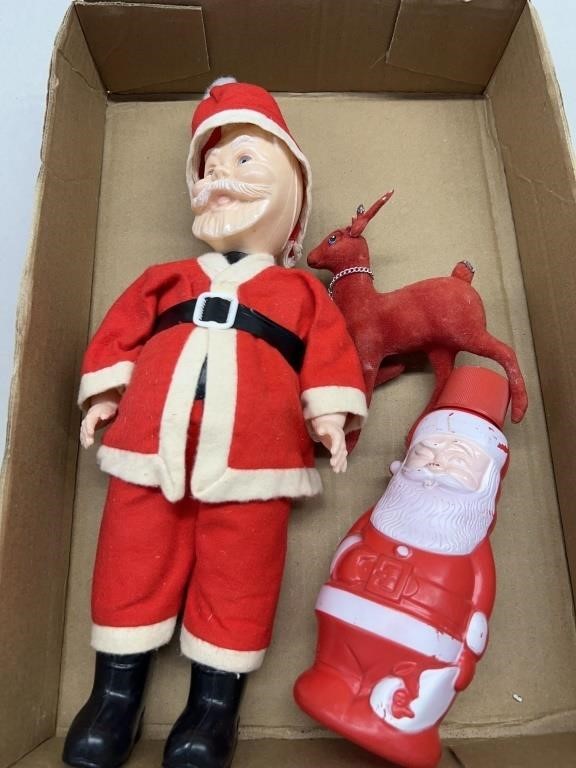 Soft plastic Santa Claus 12 1/2 inches high with