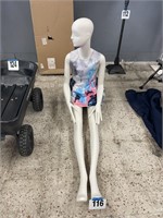 LOUNGING MANNEQUIN W/ DRESS