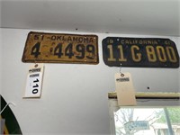 (2) license plates