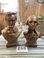 Ceramic presidential busts