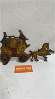 Cast Iron Royal Mail Coach Door Stop