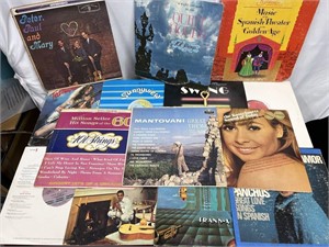 Lot of 15 Various Vinyl Records