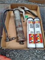 Grease Gun with 2 tubes of grease