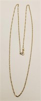 (R) 14kt Yellow Gokd Necklace (18" long) (1.0