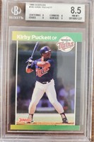 Two 1989 Kirby Puckett DR BG GR 8 & 8.5