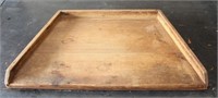 Wooden counter top bread board, trapezoid form,