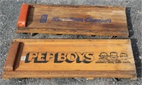 (2) Garage / Shop creepers. Pepboys & Roll-over,