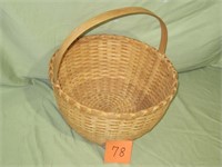 Split Oak Basket with Handle