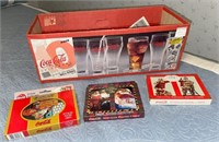 Vtg. Coca-Cola Bell Soda Drinkware Box Only &