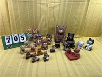 Teddy Bear Small Figurine Lot
