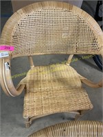 Palmyra Rattan dining chairs (unknown size)