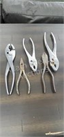 5 pairs assorted pliers