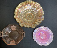 Pink candy dishes