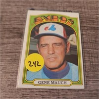 1972 Topps Gene Mauch
