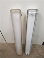 Two Overhead Hardwired Shop/Outdoor Light