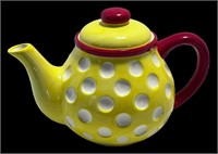 Cute Yellow China Tea Pot