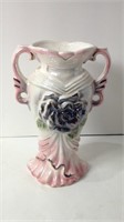 Vintage Black Rose Lusterware Vase U15A