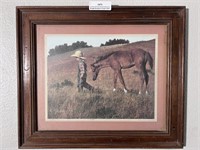 Boy and Horse, Jim Daly 1979