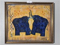 Two Blue Elephants, Imposto Giclee