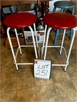 2 Stools 26" High