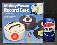Mickey Mouse Vintage Record Case in Box